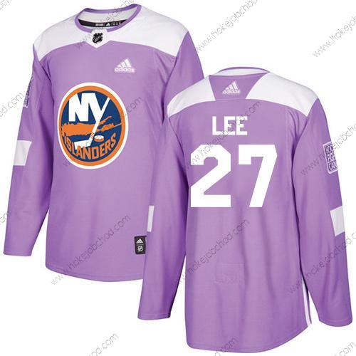 Adidas Muž New York Islanders #27 Anders Lee Nachový Autentické Bojuje proti rakovině Sešitý NHL Dres