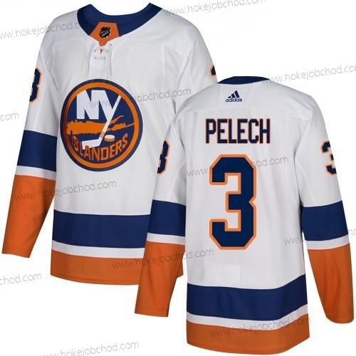 Adidas Muž New York Islanders #3 Adam Pelech Bílý Venkovní Autentické Sešitý NHL Dres