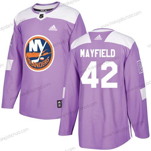 Adidas Muž New York Islanders #42 Scott Mayfield Nachový Autentické Bojuje proti rakovině Tréninkový NHL Dres