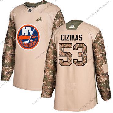 Adidas Muž New York Islanders #53 Casey Cizikas Camo Autentické 2017 Veterans Day Sešitý NHL Dres