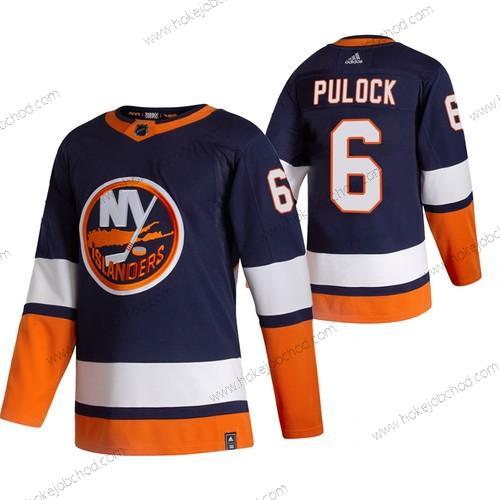 Adidas Muž New York Islanders #6 Ryan Pulock Námořnictvo Modrý 2020-21 Obrácený Retro Náhradní NHL Dres