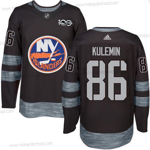 Adidas Muž New York Islanders #86 Nikolay Kulemin Černá 1917-2017 100th Výročí Sešitý NHL Dres