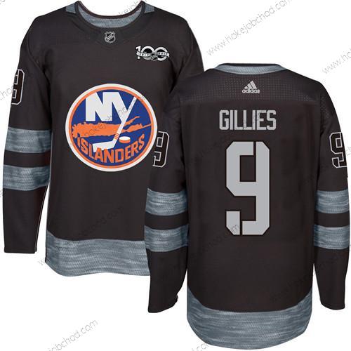 Adidas Muž New York Islanders #9 Clark Gillies Černá 1917-2017 100th Výročí Sešitý NHL Dres