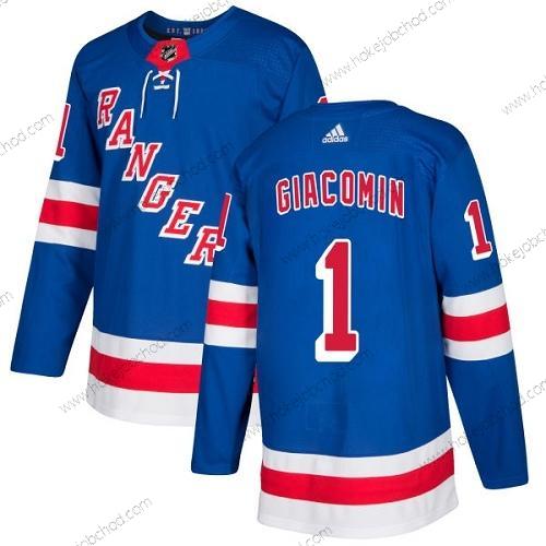 Adidas Muž New York Rangers #1 Eddie Giacomin Royal Modrý Domácí Autentické Sešitý NHL Dres