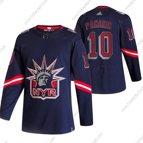 Adidas Muž New York Rangers #10 Artemi Panarin Námořnictvo 2020-21 Obrácený Retro Náhradní NHL Dres