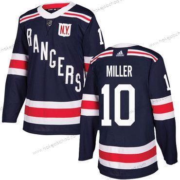 Adidas Muž New York Rangers #10 J.T. Miller Námořnictvo Modrý Autentické 2018 Zimní Klasický Sešitý NHL Dres