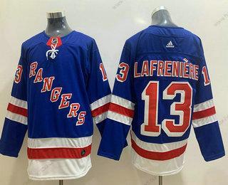 Adidas Muž New York Rangers #13 Alexis Lafreniere Royal Modrý Hokejový Sešitý NHL Dres