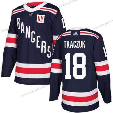 Adidas Muž New York Rangers #18 Walt Tkaczuk Námořnictvo Modrý Autentické 2018 Zimní Klasický Sešitý NHL Dres