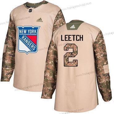 Adidas Muž New York Rangers #2 Brian Leetch Camo Autentické 2017 Veterans Day Sešitý NHL Dres