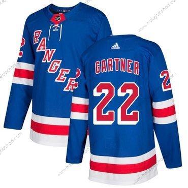 Adidas Muž New York Rangers #22 Mike Gartner Royal Modrý Domácí Autentické Sešitý NHL Dres