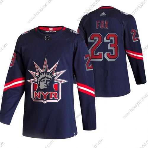 Adidas Muž New York Rangers #23 Adam Fox Námořnictvo 2020-21 Obrácený Retro Náhradní NHL Dres