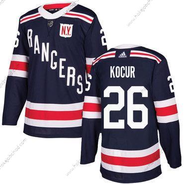 Adidas Muž New York Rangers #26 Joe Kocur Námořnictvo Modrý Autentické 2018 Zimní Klasický Sešitý NHL Dres