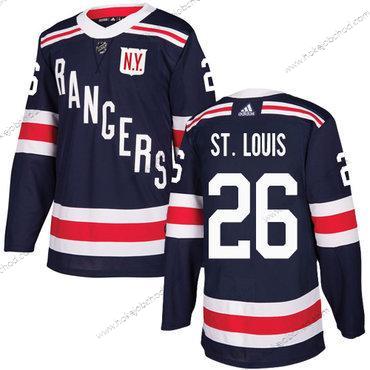 Adidas Muž New York Rangers #26 Martin St.Louis Námořnictvo Modrý Autentické 2018 Zimní Klasický Sešitý NHL Dres