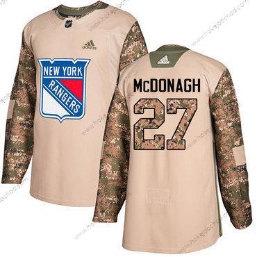 Adidas Muž New York Rangers #27 Ryan Mcdonagh Camo Autentické 2017 Veterans Day Sešitý NHL Dres