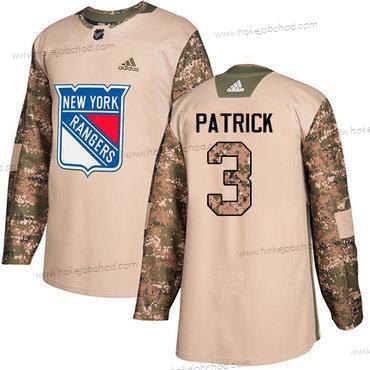 Adidas Muž New York Rangers #3 James Patrick Camo Autentické 2017 Veterans Day Sešitý NHL Dres