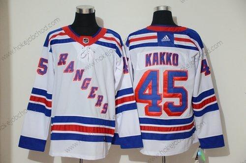 Adidas Muž New York Rangers 45 Kaapo Kakko Bílý Dres