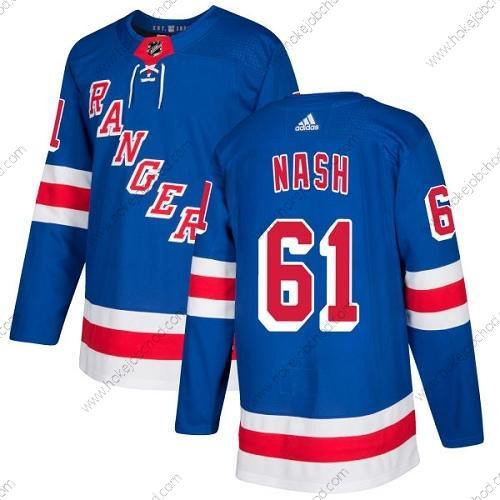 Adidas Muž New York Rangers #61 Rick Nash Royal Modrý Domácí Autentické Sešitý NHL Dres