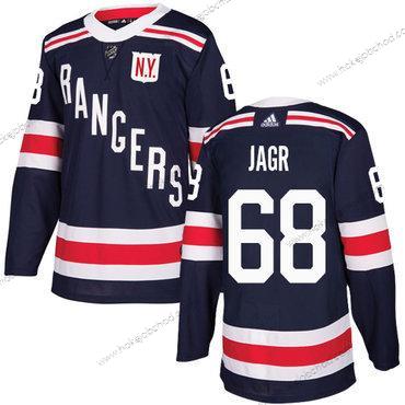 Adidas Muž New York Rangers #68 Jaromir Jagr Námořnictvo Modrý Autentické 2018 Zimní Klasický Sešitý NHL Dres