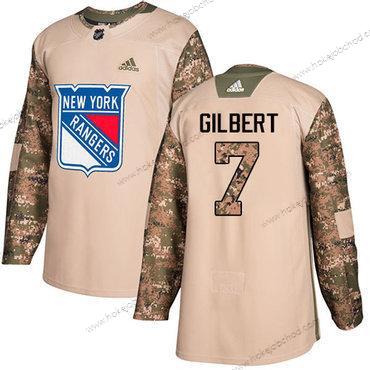 Adidas Muž New York Rangers #7 Rod Gilbert Camo Autentické 2017 Veterans Day Sešitý NHL Dres