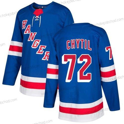 Adidas Muž New York Rangers #72 Filip Chytil Modrý Domácí Sešitý NHL Dres