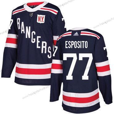 Adidas Muž New York Rangers #77 Phil Esposito Námořnictvo Modrý Autentické 2018 Zimní Klasický Sešitý NHL Dres