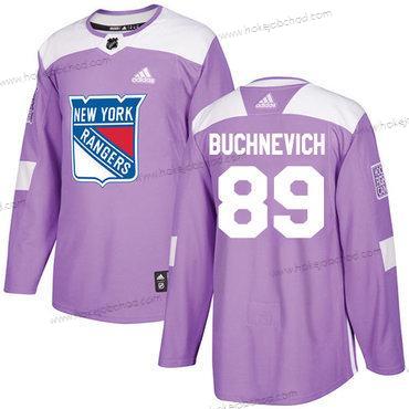 Adidas Muž New York Rangers #89 Pavel Buchnevich Nachový Autentické Bojuje proti rakovině Sešitý NHL Dres