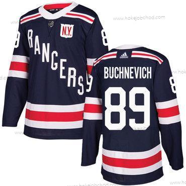 Adidas Muž New York Rangers #89 Pavel Buchnevich Námořnictvo Modrý Autentické 2018 Zimní Klasický Sešitý NHL Dres