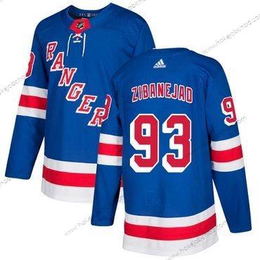 Adidas Muž New York Rangers #93 Mika Zibanejad Royal Modrý Domácí Autentické Sešitý NHL Dres