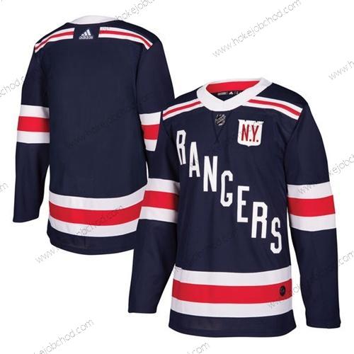 Adidas Muž New York Rangers Prázdný Námořnictvo Modrý Autentické 2018 Zimní Klasický Sešitý NHL Dres