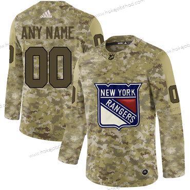 Adidas Muž New York Rangers Přizpůsobené Camo Dres