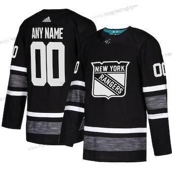 Adidas Muž New York Rangers Přizpůsobené Černá 2019 NHL All-Star Game Parley Autentické Dres