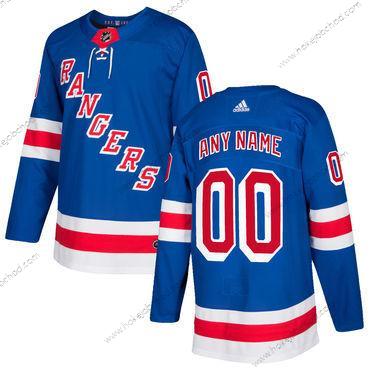 Adidas Muž New York Rangers Přizpůsobené Royal Modrý Domácí 2017-2018 Sešitý NHL Dres