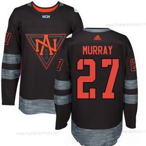 Adidas Muž North Amerika Hokejový #27 Ryan Murray Černá 2016 World Cup Of Hokejový Sešitý WCH Game Dres