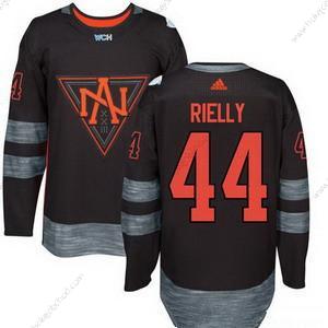 Adidas Muž North Amerika Hokejový #44 Morgan Rielly Černá 2016 World Cup Of Hokejový Sešitý WCH Game Dres