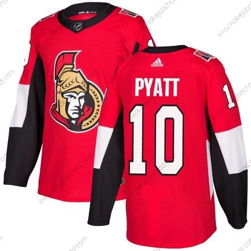 Adidas Muž Ottawa Senators #10 Tom Pyatt Červené Domácí Autentické Sešitý NHL Dres