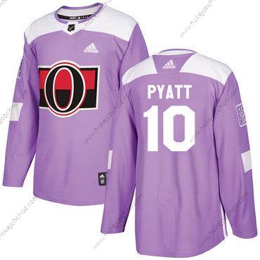 Adidas Muž Ottawa Senators #10 Tom Pyatt Nachový Autentické Bojuje proti rakovině Sešitý NHL Dres