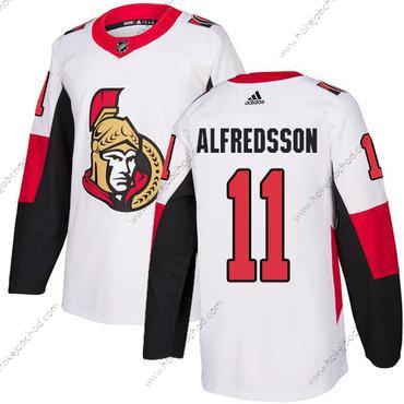 Adidas Muž Ottawa Senators #11 Daniel Alfredsson Autentické Bílý Venkovní NHL Dres