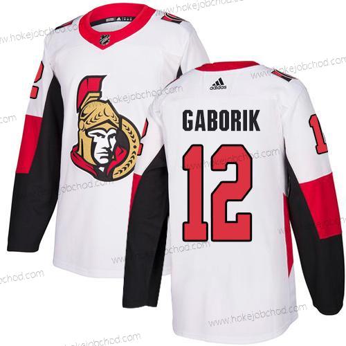 Adidas Muž Ottawa Senators #12 Marian Gaborik Autentické Bílý Venkovní NHL Dres