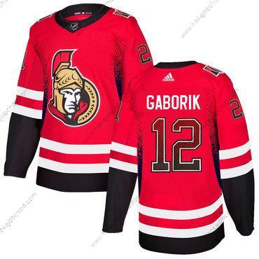 Adidas Muž Ottawa Senators #12 Marian Gaborik Červené Dres