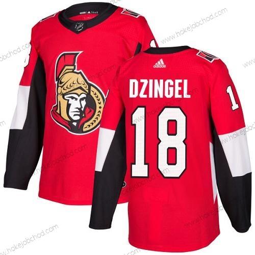 Adidas Muž Ottawa Senators #18 Ryan Dzingel Červené Domácí Autentické Sešitý NHL Dres