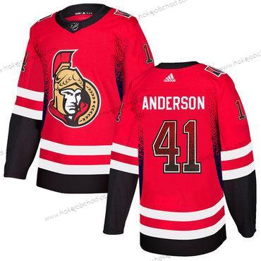 Adidas Muž Ottawa Senators #41 Craig Anderson Červené Dres