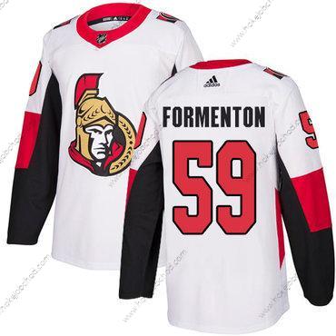 Adidas Muž Ottawa Senators #59 Alex Formenton Bílý Venkovní Autentické Sešitý NHL Dres