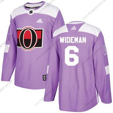 Adidas Muž Ottawa Senators #6 Chris Wideman Nachový Autentické Bojuje proti rakovině Sešitý NHL Dres