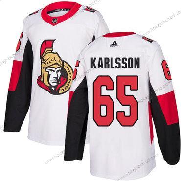 Adidas Muž Ottawa Senators #65 Erik Karlsson Autentické Bílý Venkovní NHL Dres