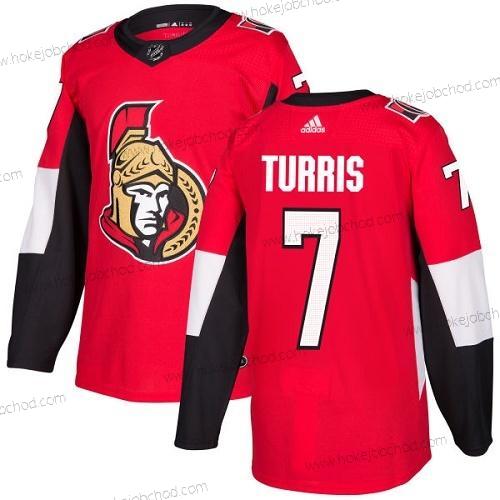 Adidas Muž Ottawa Senators #7 Kyle Turris Červené Domácí Autentické Sešitý NHL Dres