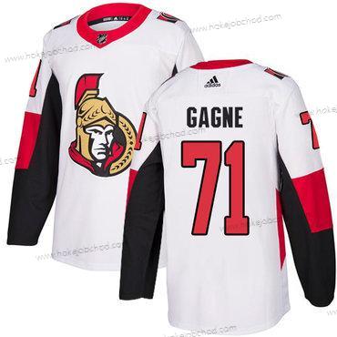 Adidas Muž Ottawa Senators #71 Gabriel Gagne Autentické Bílý Venkovní NHL Dres