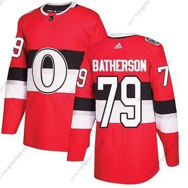 Adidas Muž Ottawa Senators #79 Drake Batherson 100 Klasický Autentické Červené Dres