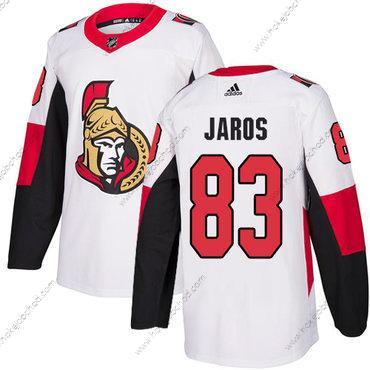 Adidas Muž Ottawa Senators #83 Christian Jaros Autentické Bílý Venkovní NHL Dres