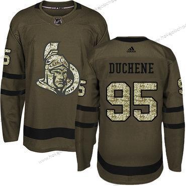 Adidas Muž Ottawa Senators #95 Matt Duchene Zelená Salute to Service Sešitý NHL Dres