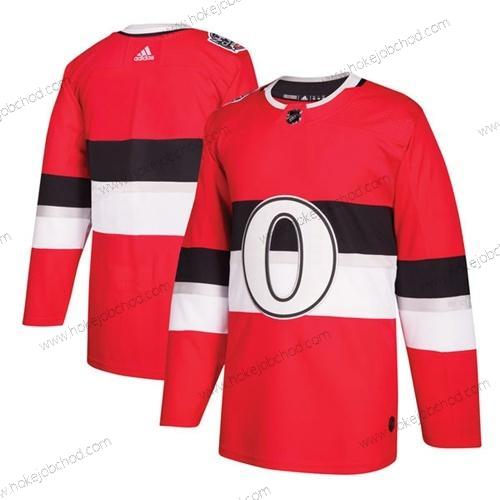 Adidas Muž Ottawa Senators Prázdný Červené Autentické 1917-2017 100th Klasický Sešitý NHL Dres